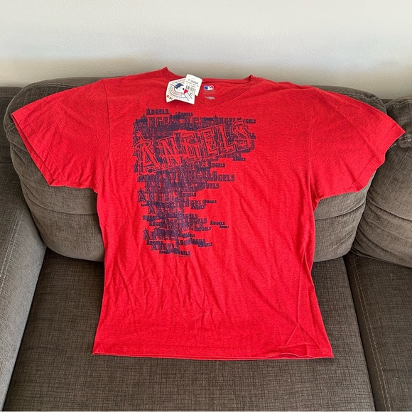 Majestic Other - Majestic Los Angeles Angels Red Short Sleeve MLB Baseball T-Shirt Men’s Sz: XL